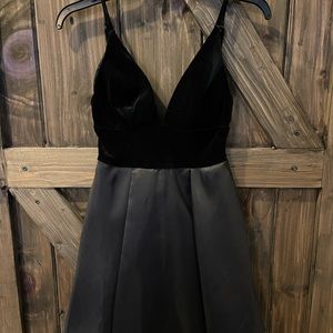 Black skater dress
